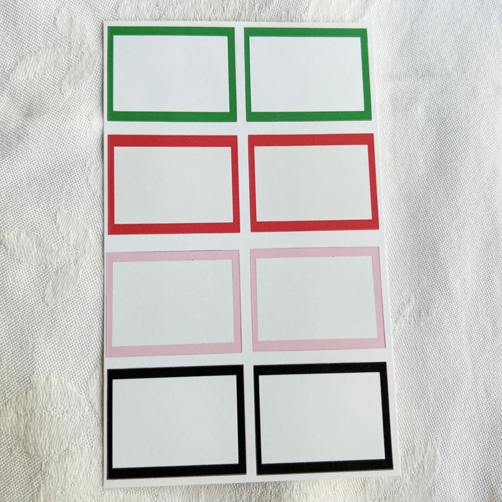 Planner sticker set Sushi Wok Pho task sheets set of 5 stickers & 1 card NEW